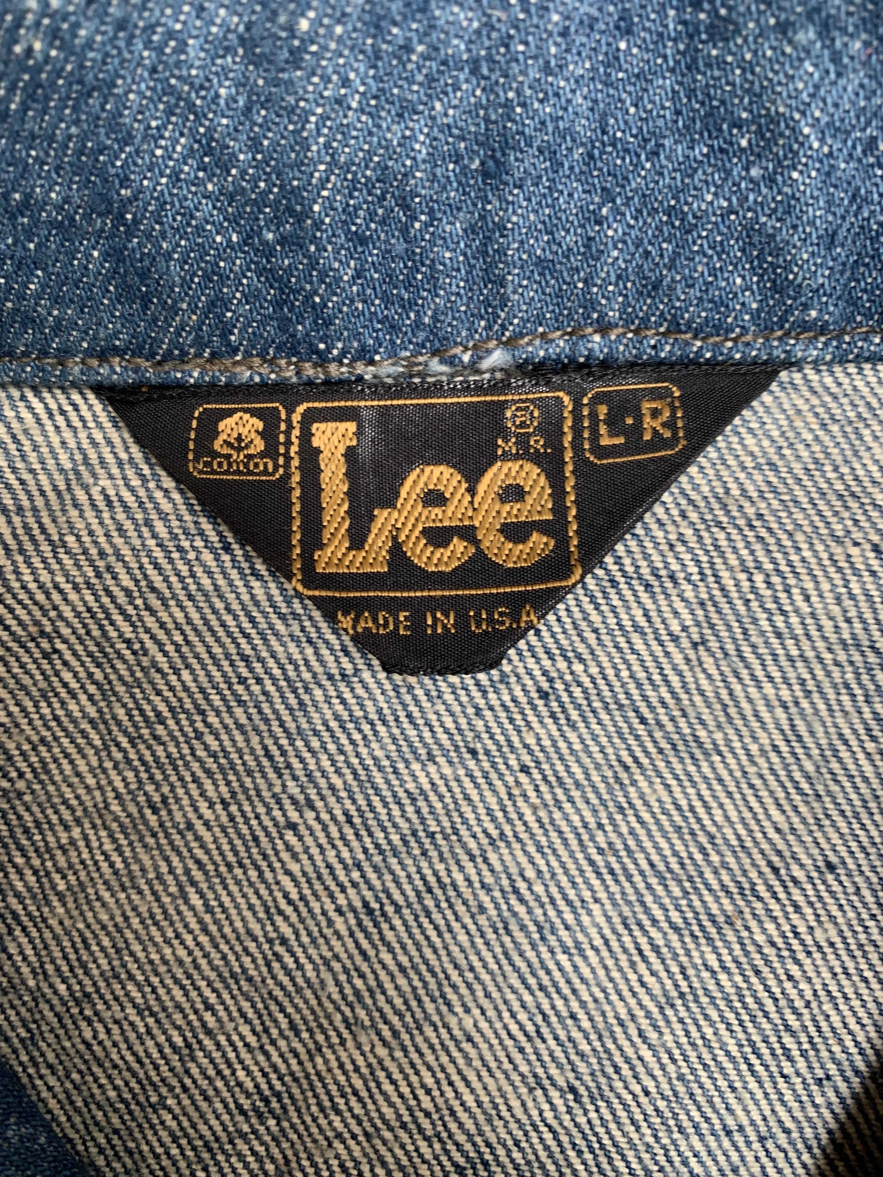 Vintage 70//80s Lee Safari Denim Jacket Made in USA - 7