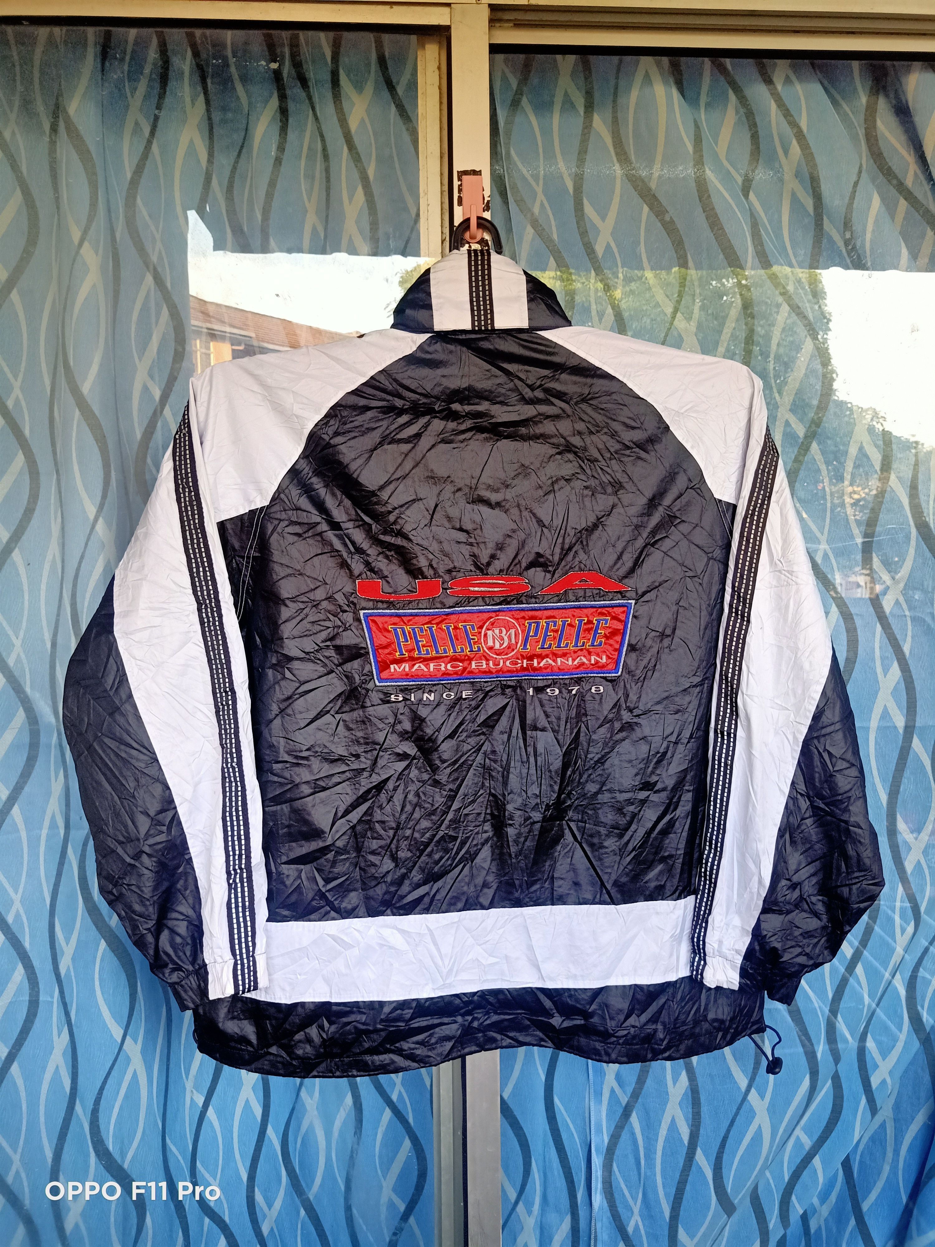 90s Hip Hop Pelle Pelle Marc Buchanan Tupac Windbreaker - 4