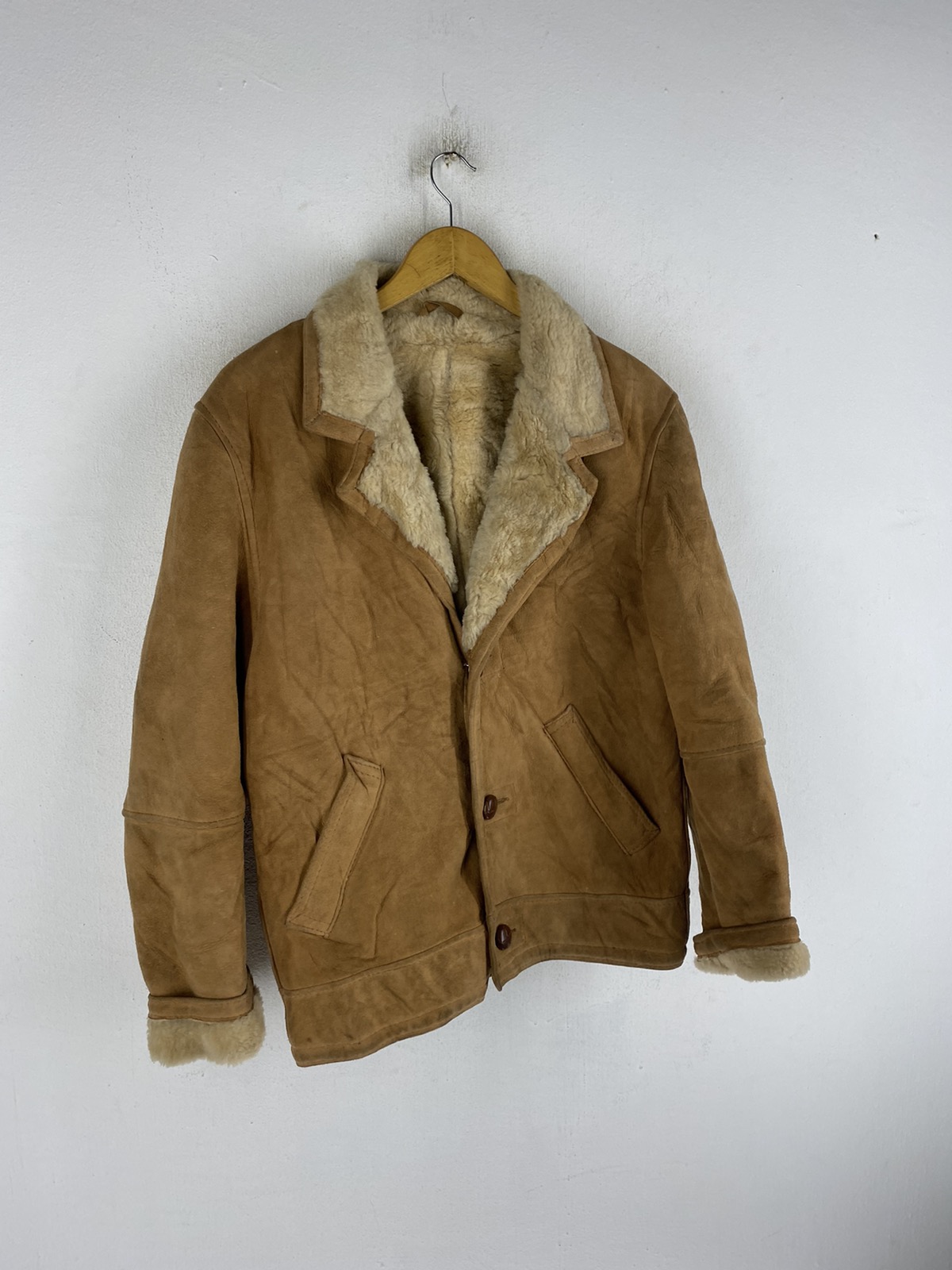 Vintage Schott Sherpha Coat Fur Lining - 2