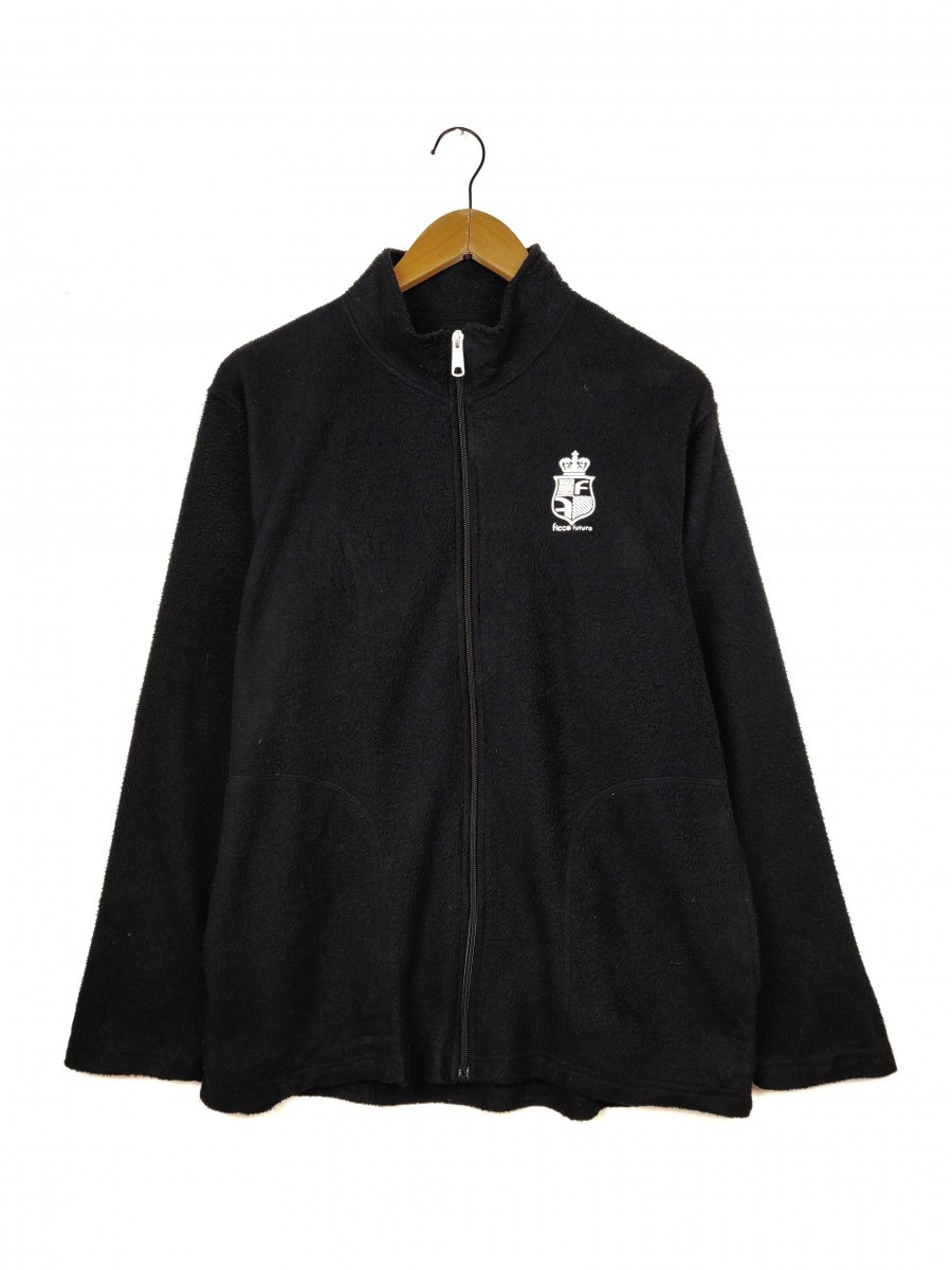 Designer - Ficce by Black Zip Up Sweater Jacket - 1