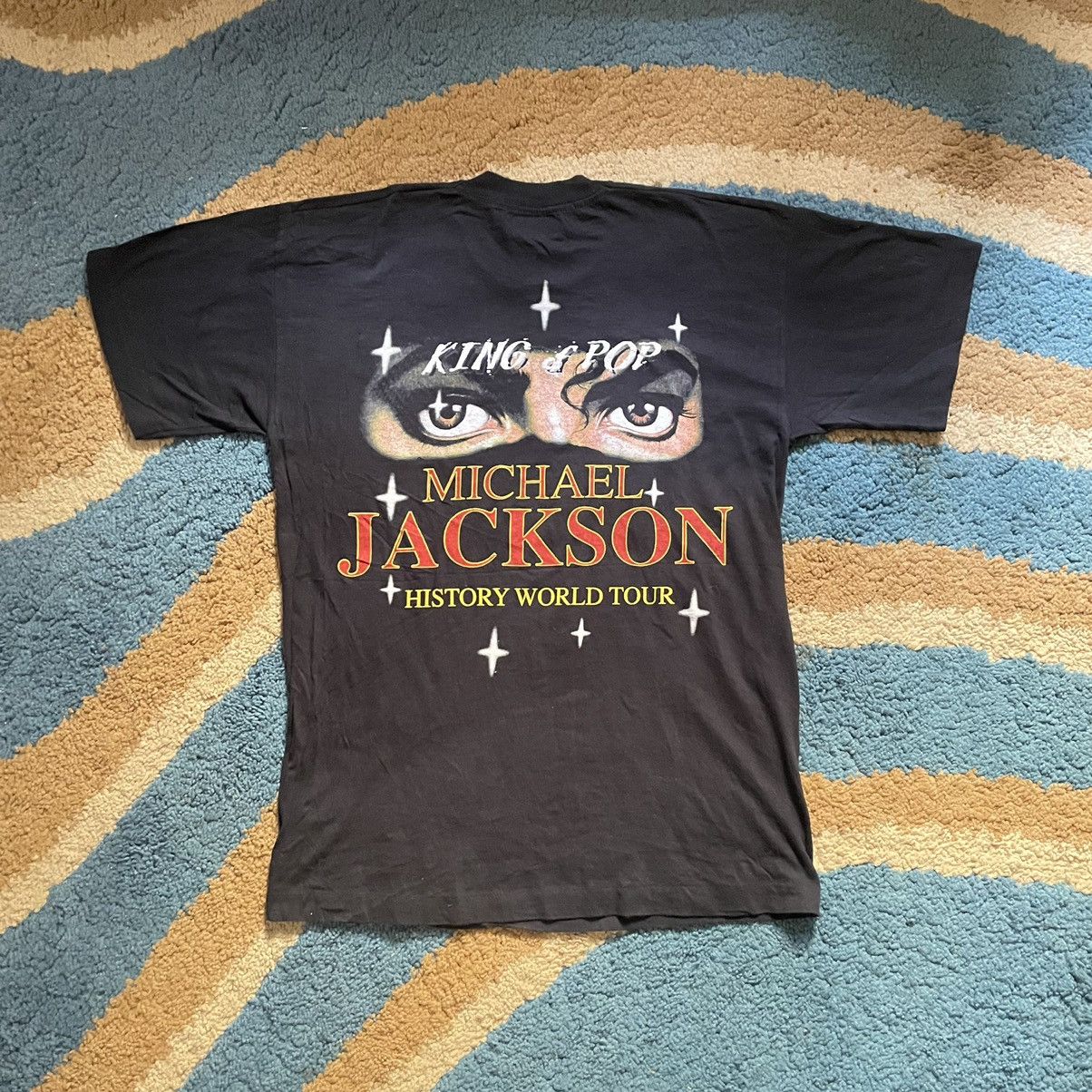 Vintage - 90’s Micheal Jackson history world tour tee - 3