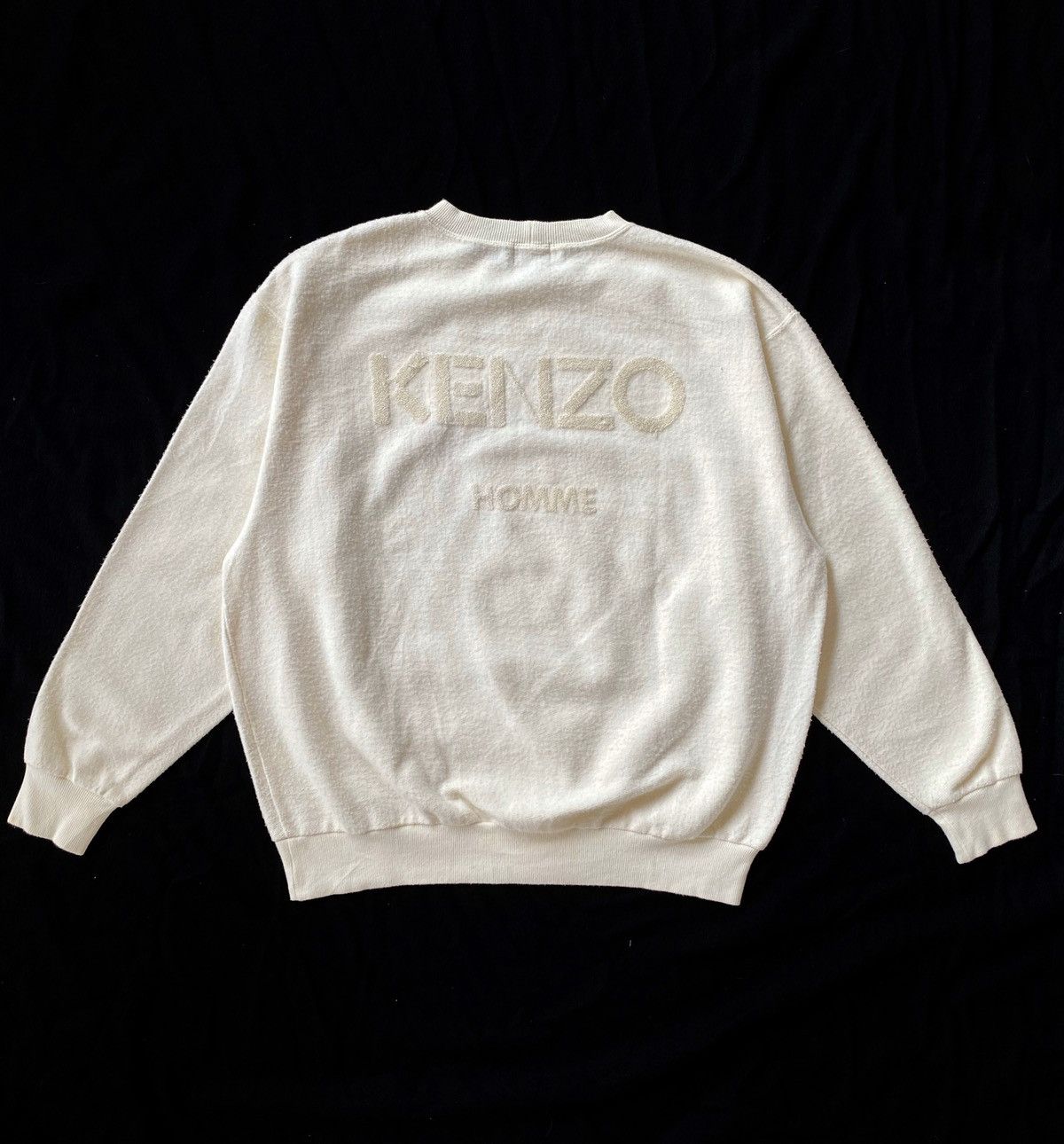 KENZO Paris Homme Designer Spellout Sweatshirt - 3