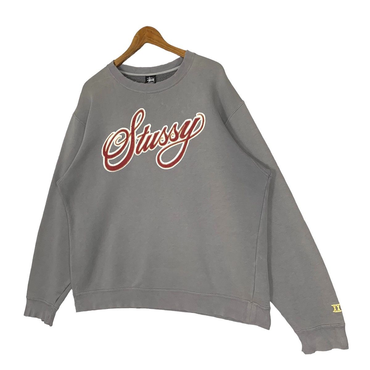 Vintage Stussy Big Logo Crewneck Sweatshirt SizeXL - 6