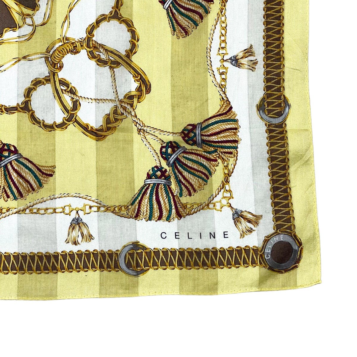 Vintage Celine Paris Handkerchief Bandana Neckerchief - 5