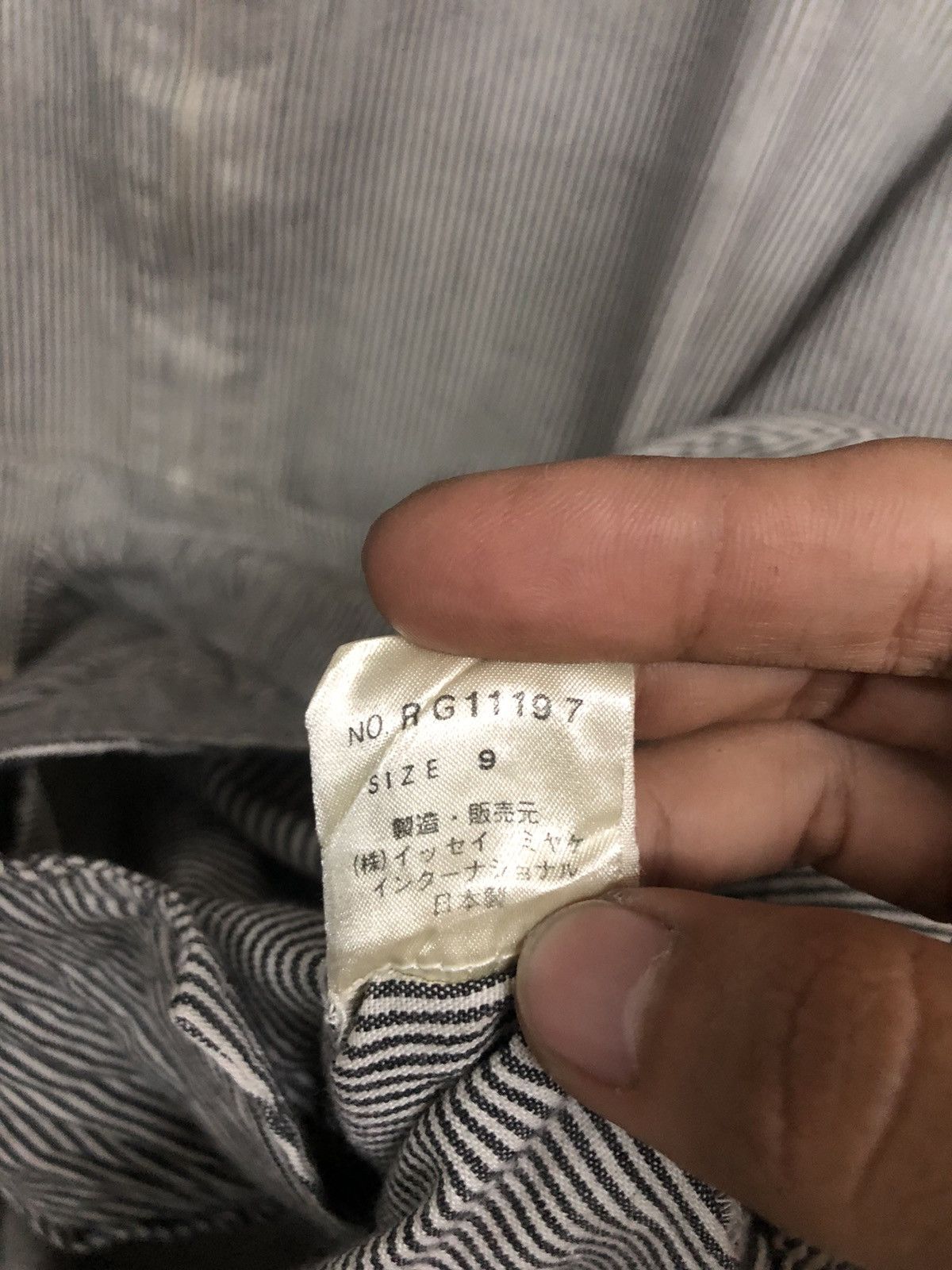 Issey Miyake 80’s Stripe Anorak Hoodies Jacket Pocket - 14