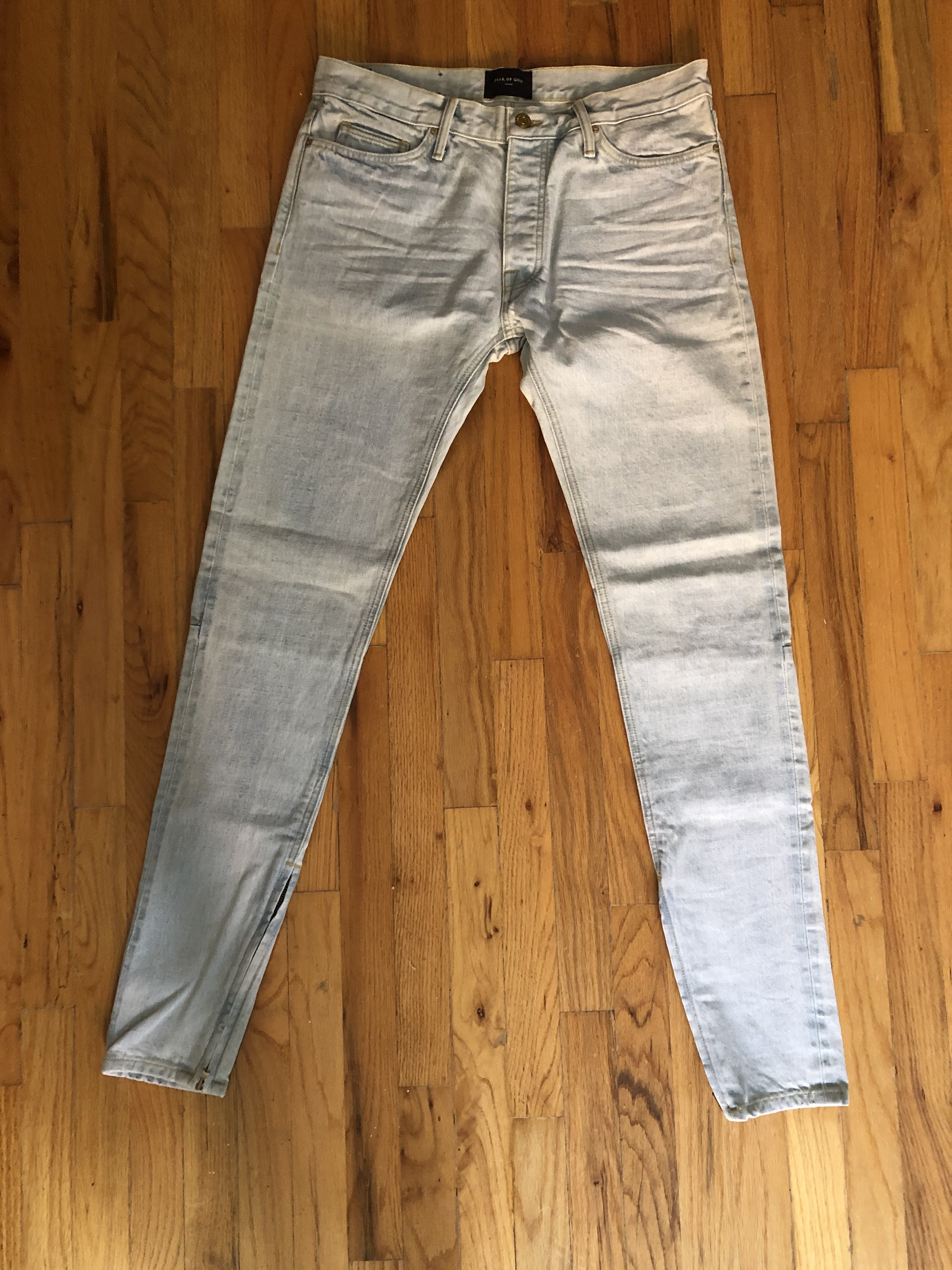 Fear of God Jeans Fifth Collection Washed Out Indigo 34 - 1