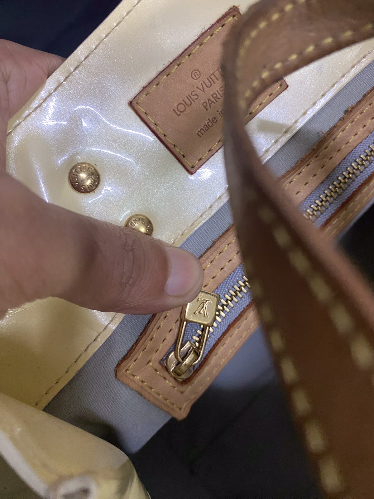Authentic Louis Vuitton Vernis Mini Tote Bag - 15