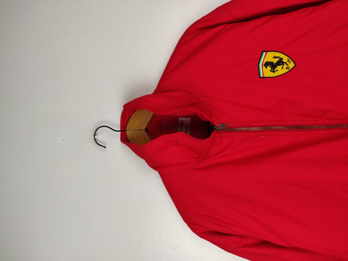 Ferrari - Bomber Style Zipper Jacket Outerwear - 3