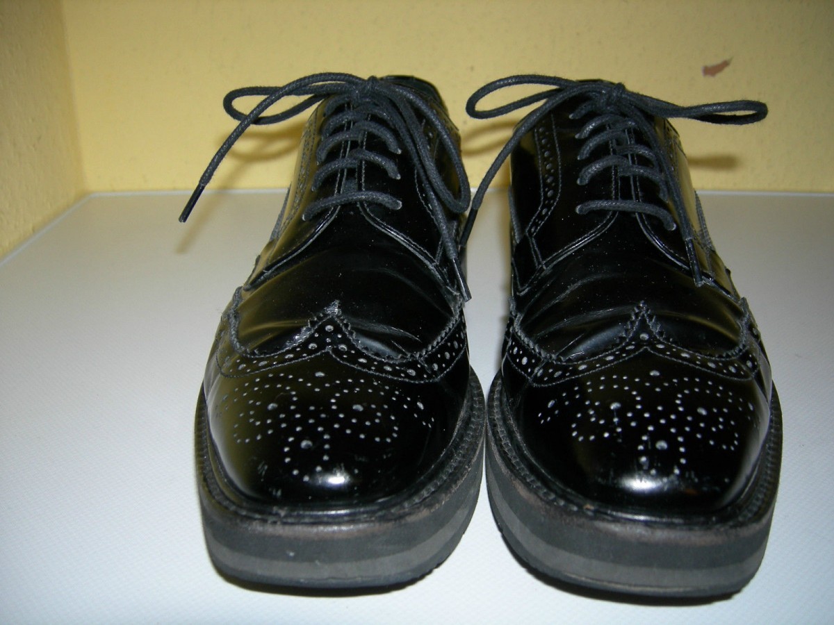 Oxford Budapester Brogues Platform Creeper EU40 US7 - 4