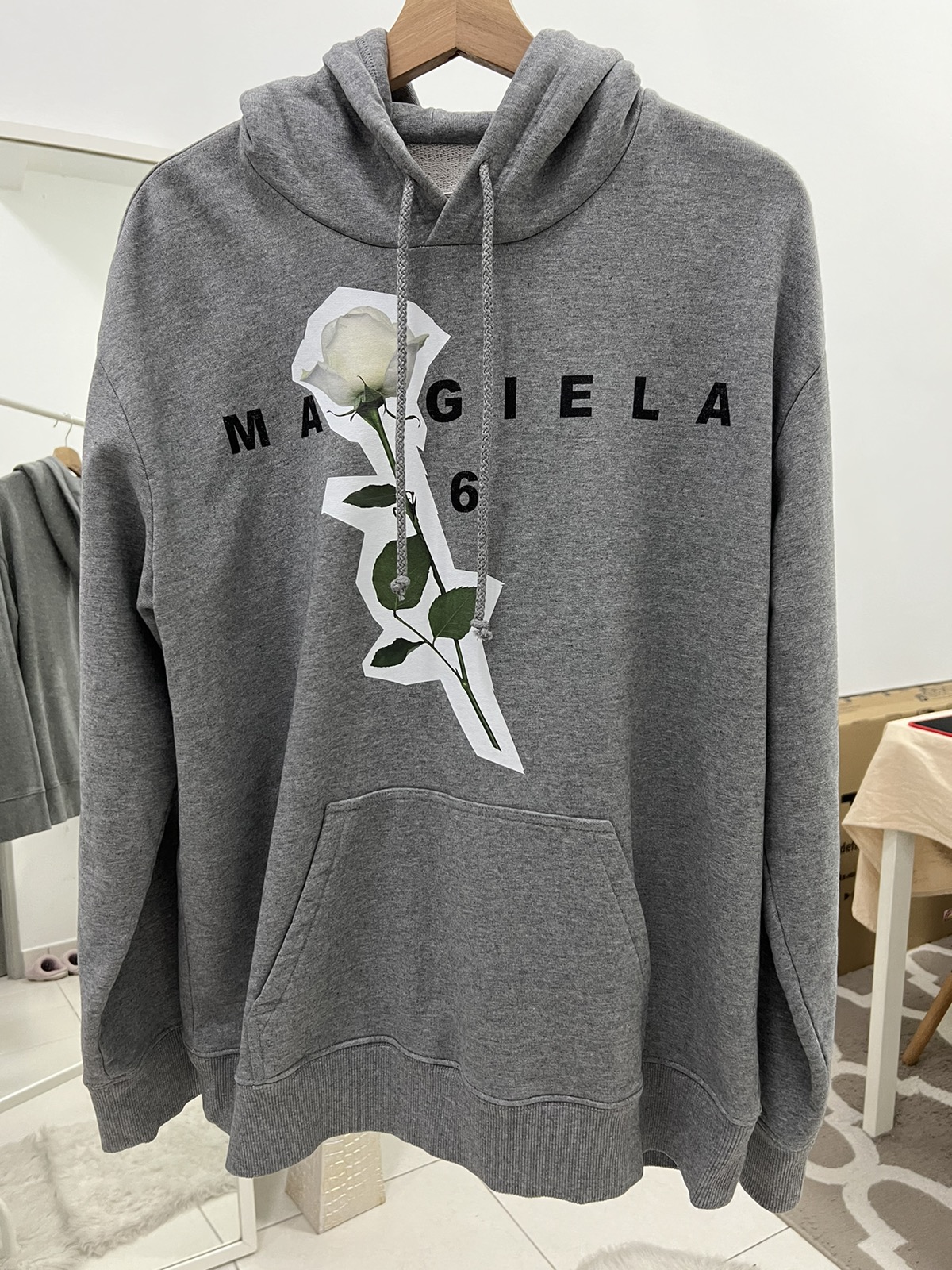 BNWT Maison Margiela SS22 Floral hoodie sweatshirt - 1