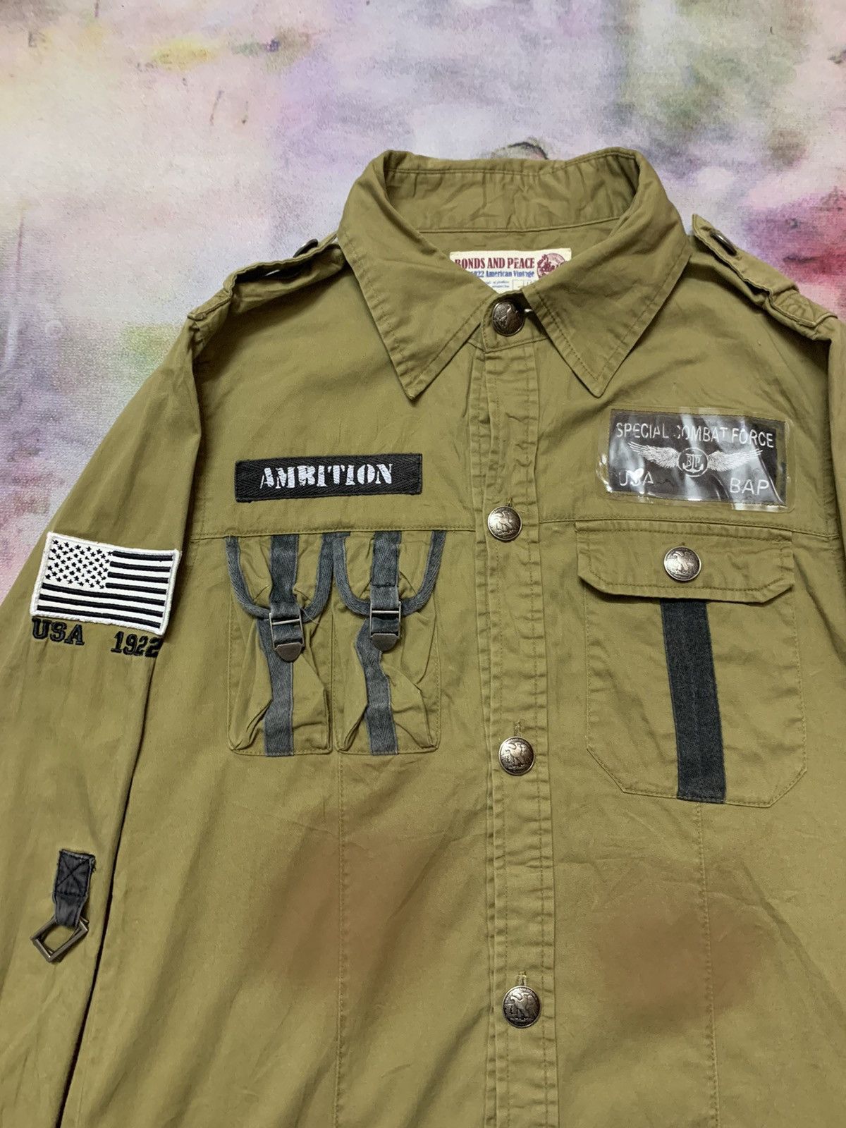 Us Air Force - Japanese Brand Bonds & Peace Combat Shirt - 3