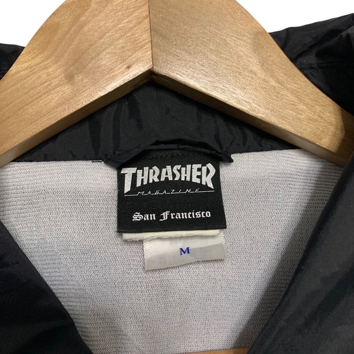 Thrasher Skateboard Magazine Big Logo Nylon Jacket - 11