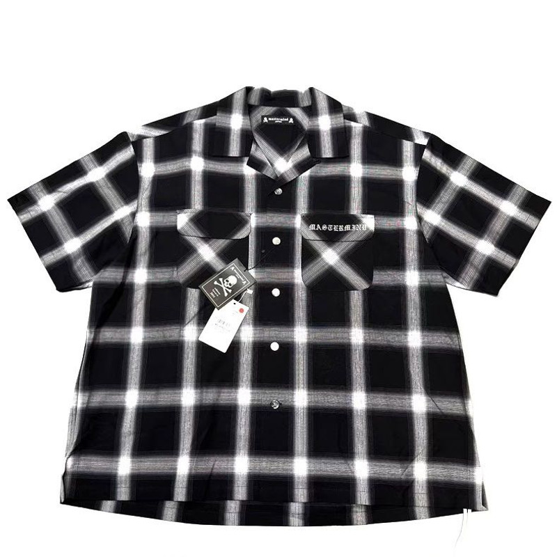mastermind JAPAN Ombre Checked Vacation Shirt - 1