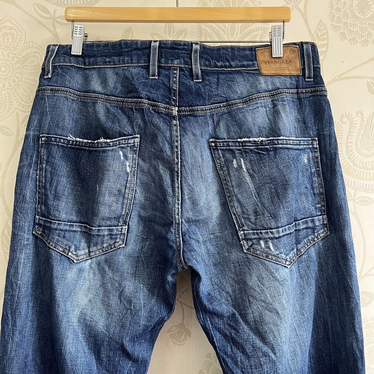 Vintage Stangata Italy Distressed Denim - 24