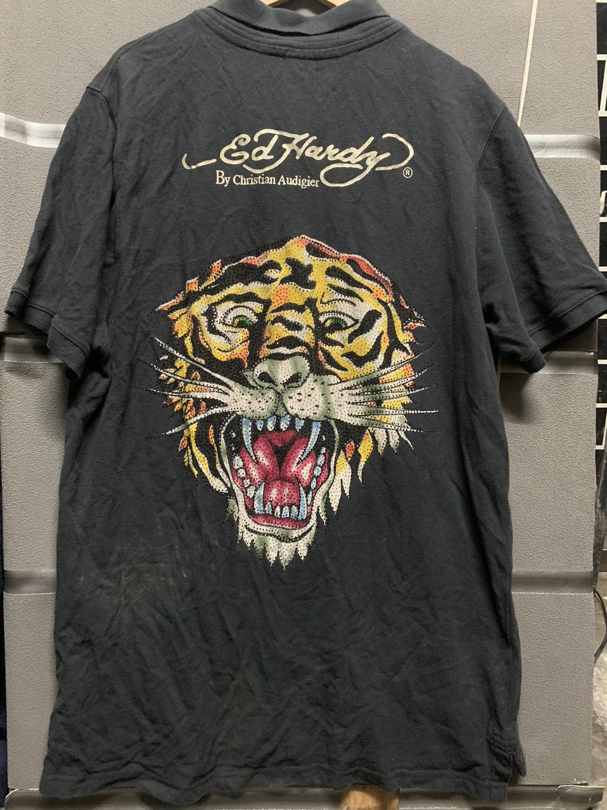Christian Audigier - Ed Hardy Diamond Tiger Polo shirt - 5