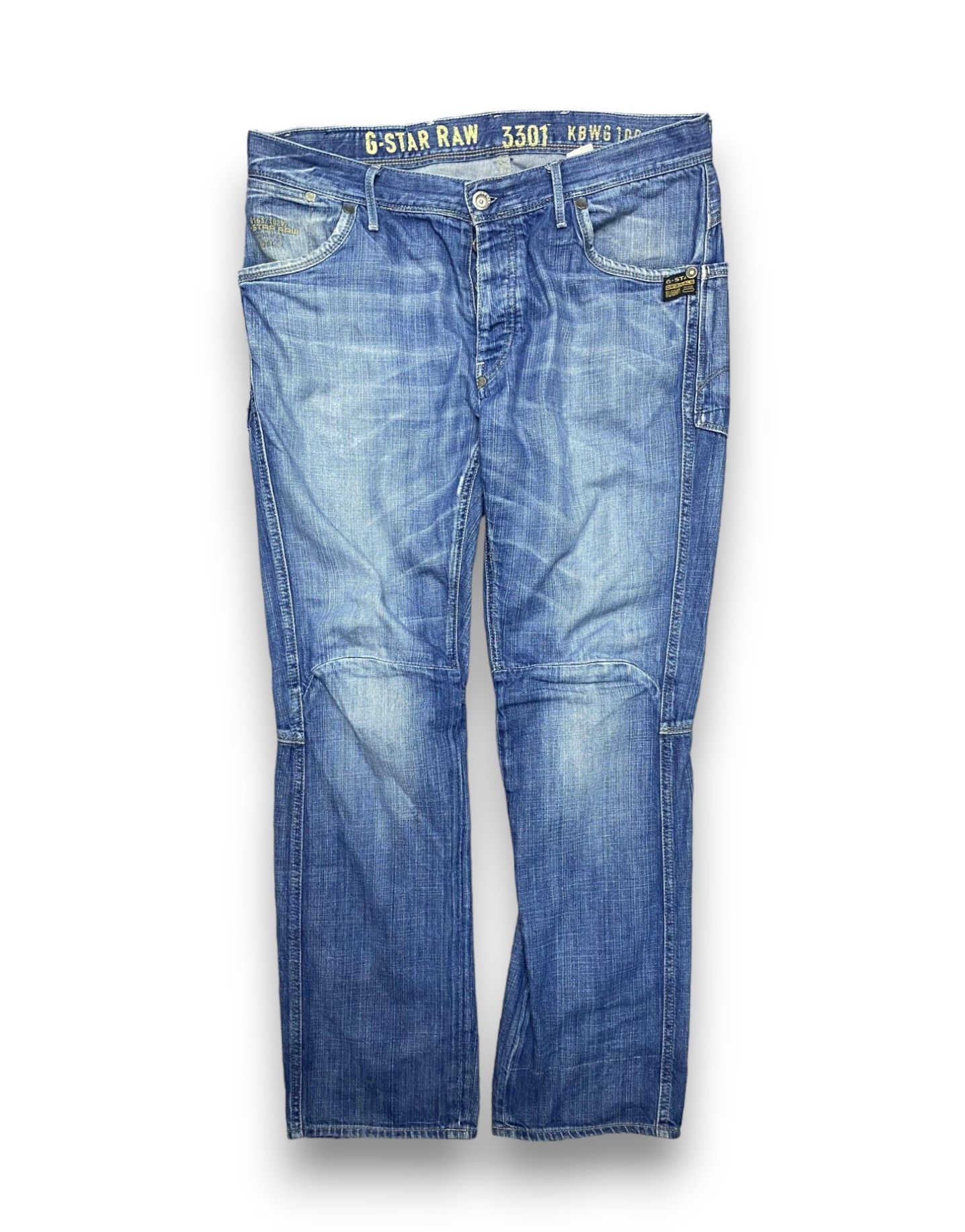 Vintage - G-Star Raw Jeans Blue Denim 32 Streetwear Y2K - 3
