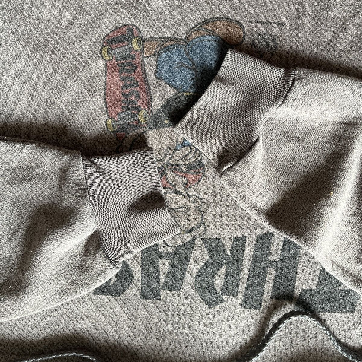 Vintage Thrasher X Popeye Skateboard Hoodie - 14