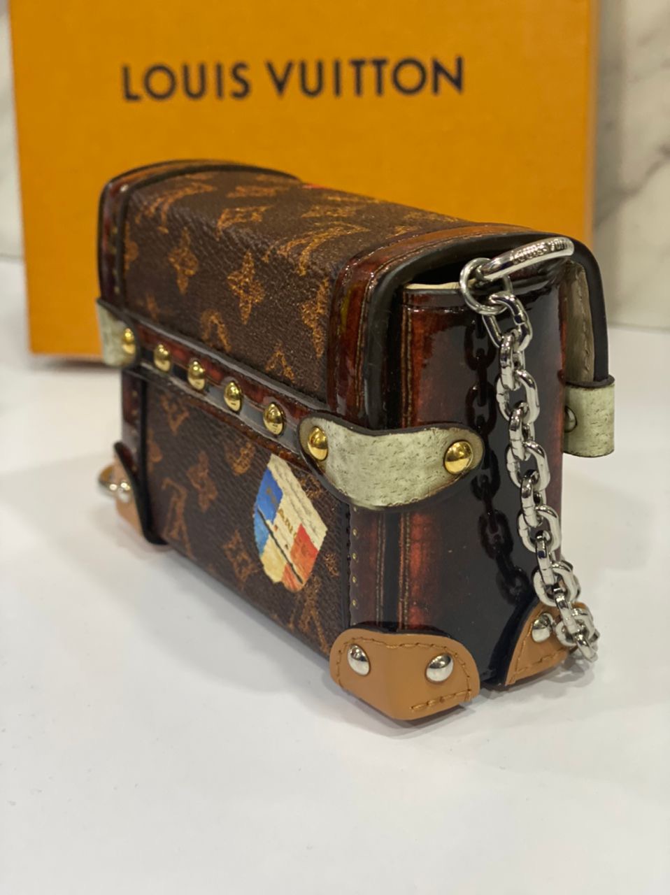 Authentic LOUIS VUITTON Essential Trunk - 5