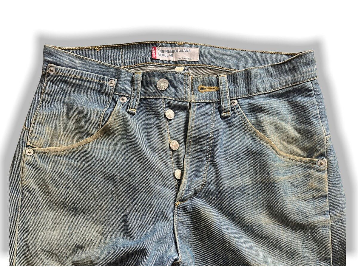 LEVI'S Engineered Denim Jeans Vintage Regular Cut Japan - 6