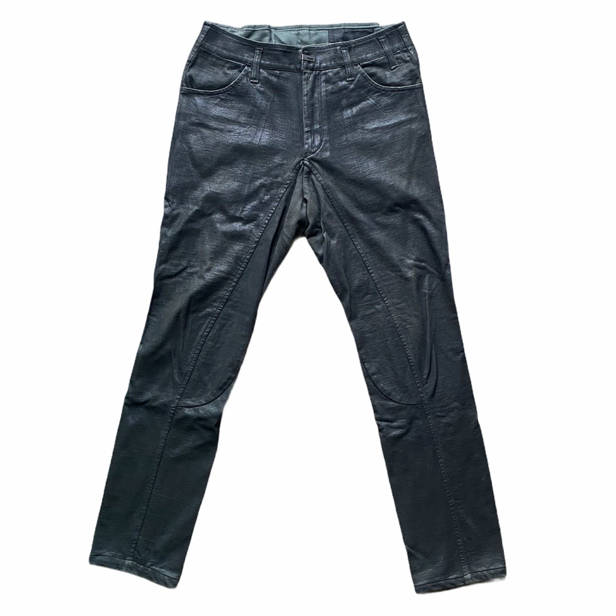 The Viridi-Ann Black Wax Jogg Jeans - 1