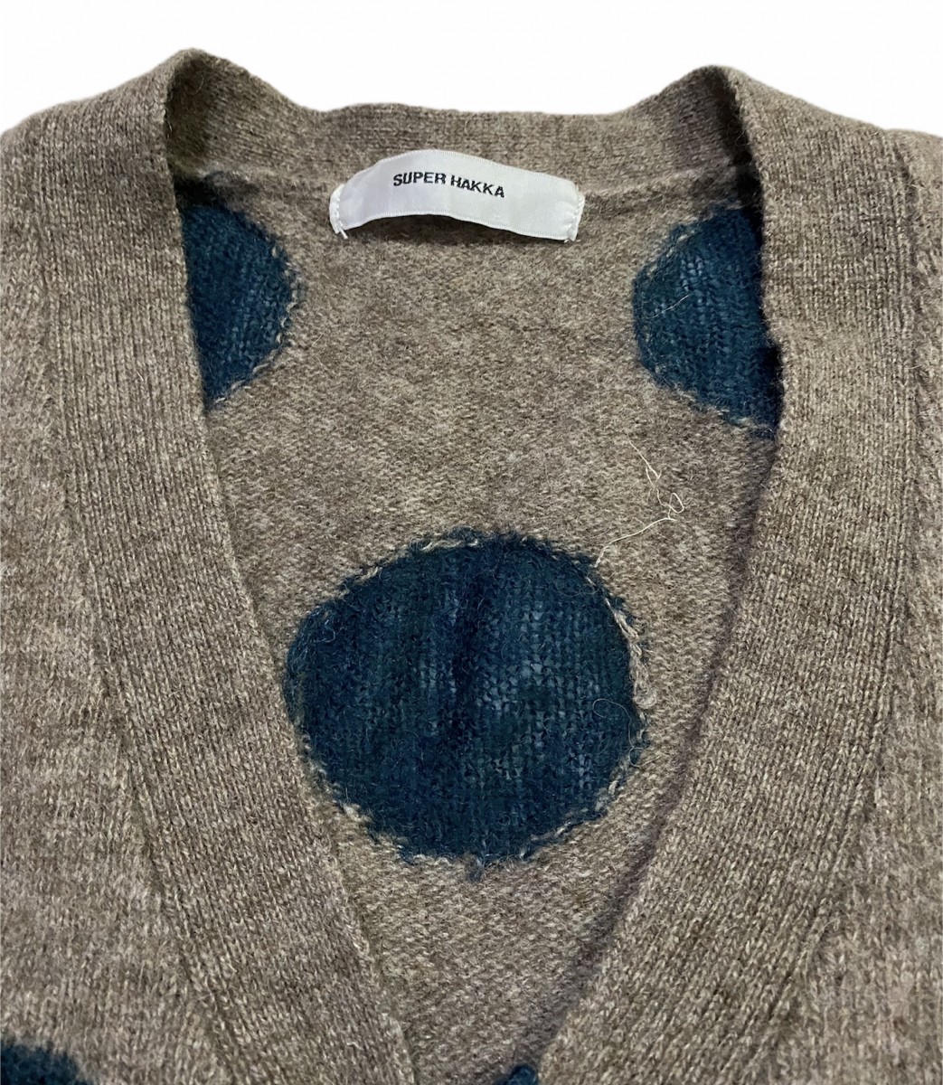 Japanese Brand - SUPER HAKKA Wool Blend Cardigan - 2