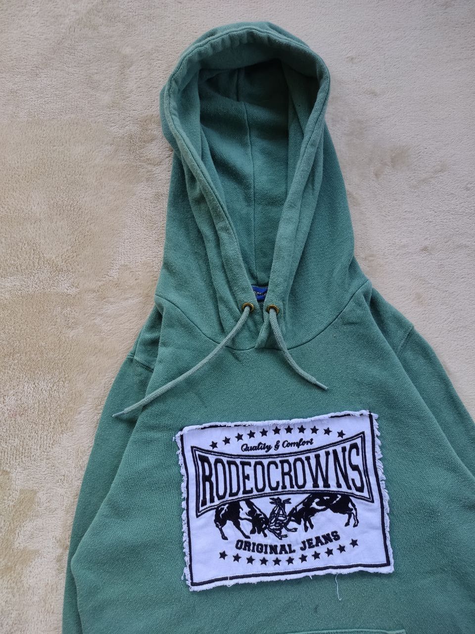 Japanese Brand - RODEO CROWN Big Patches Embroidered Pullover Hoodie - 4