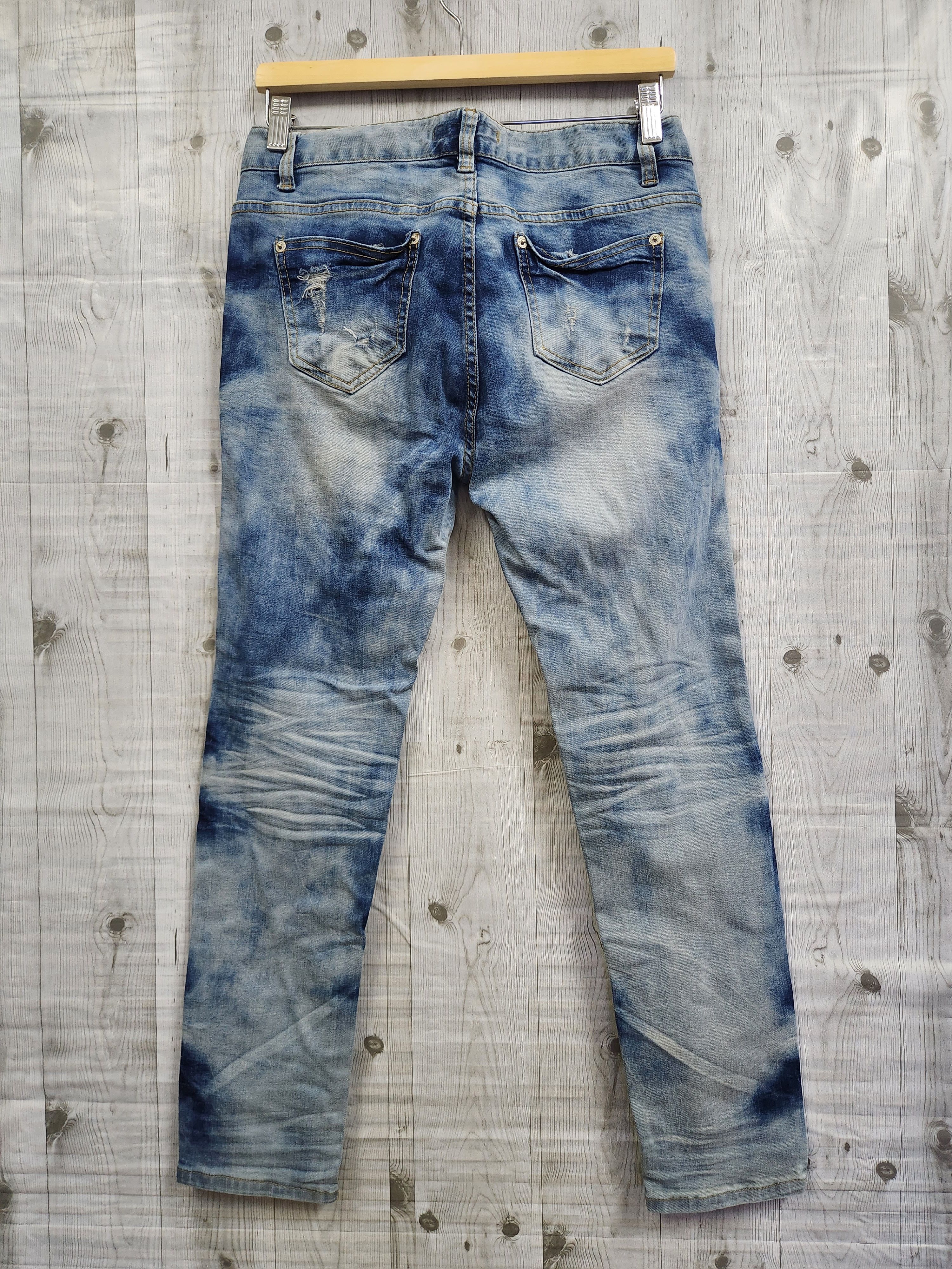 Tony Distressed Denim Japan Acid Washed Jeans - 11
