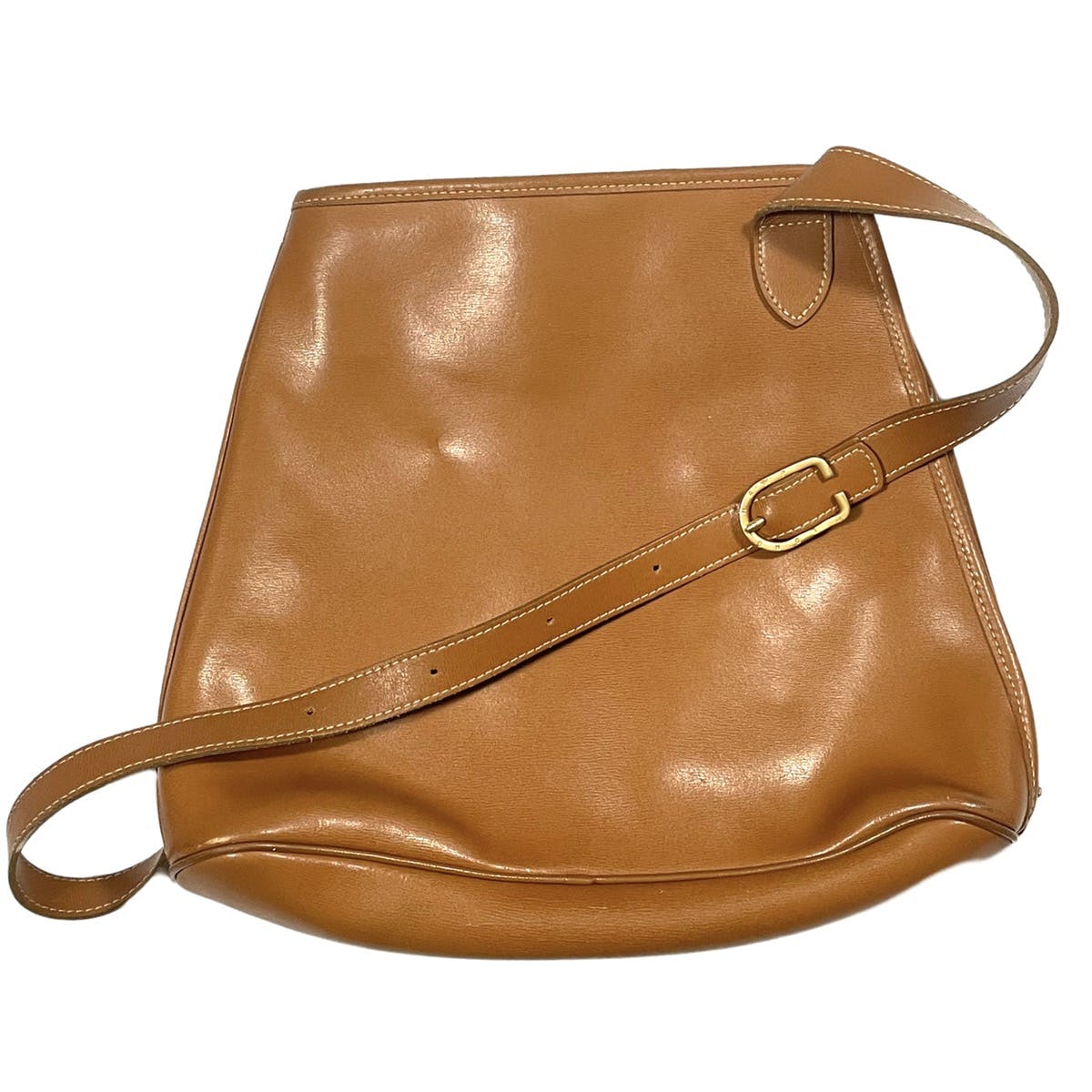 Vintage Leather Adjustable Shoulder Bag - 2
