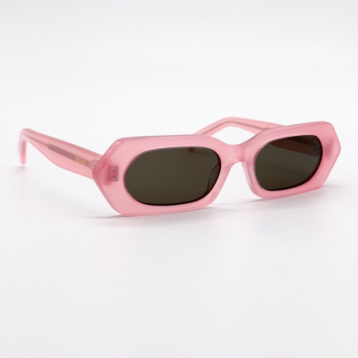 NEW CELINE CL40243I 72J SUNGLASSES GEOMETRIC PINK GREY WOMEN - 6