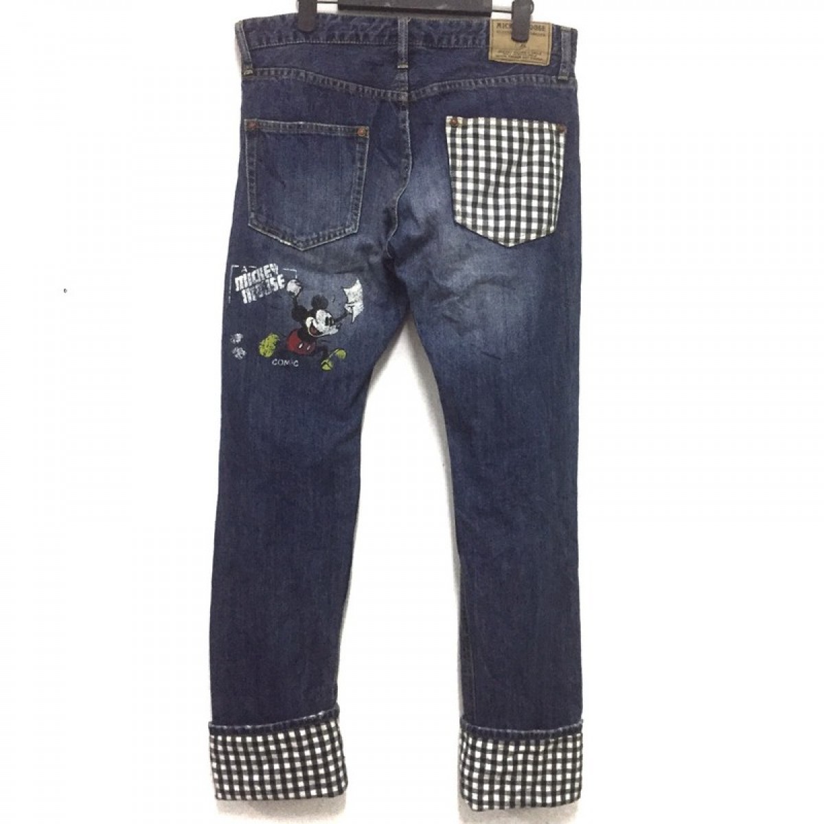 Mickey Mouse - Rare jeans mickey mouse print vintage style - 7
