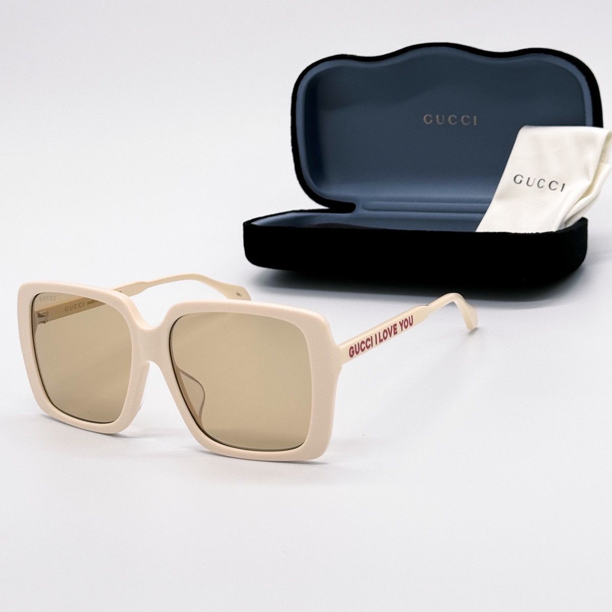 NEW GUCCI GG0567SAN 006 BEIGE WOMEN SQUARE SUNGLASSES GUCCI - 2