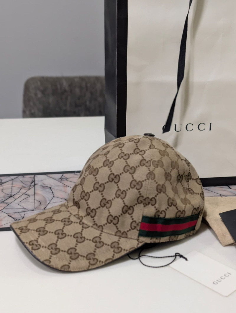 Authentic Gucci GG Canvas Baseball Cap - 1