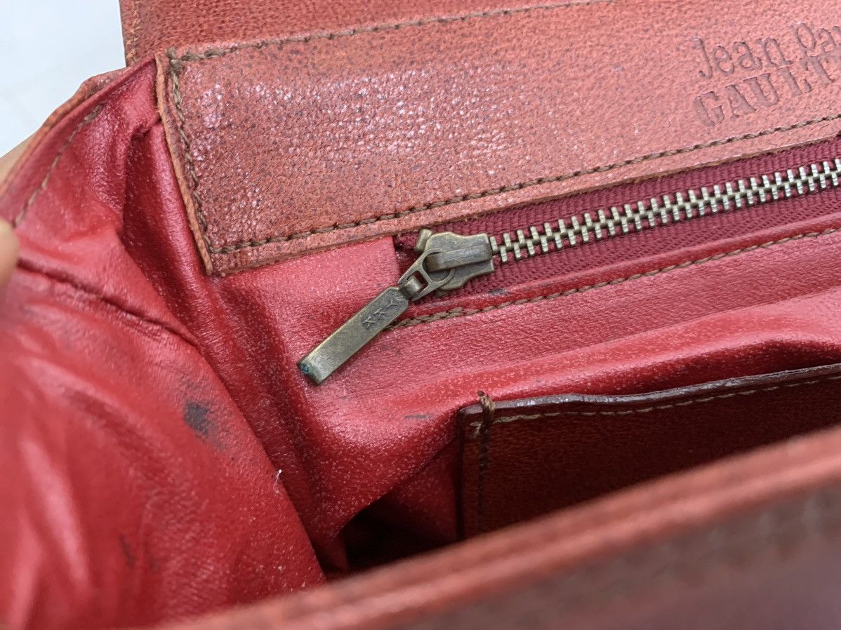 Vintage Jean Paul gualtire marron leather handbag - 15