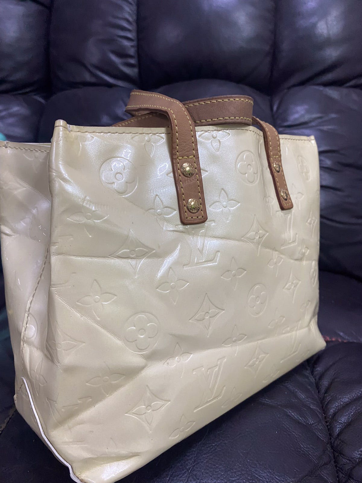 Authentic Louis Vuitton Vernis Mini Tote Bag - 10