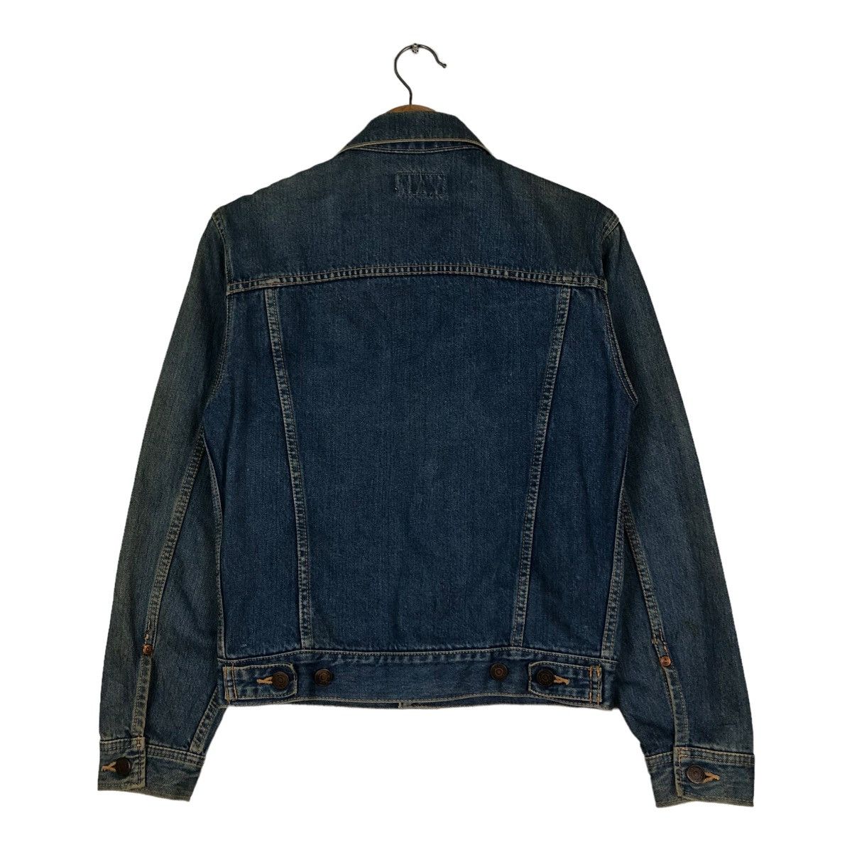 🔥VINTAGE CROPPED DENIM TRUCKER JACKET EDWI - 8