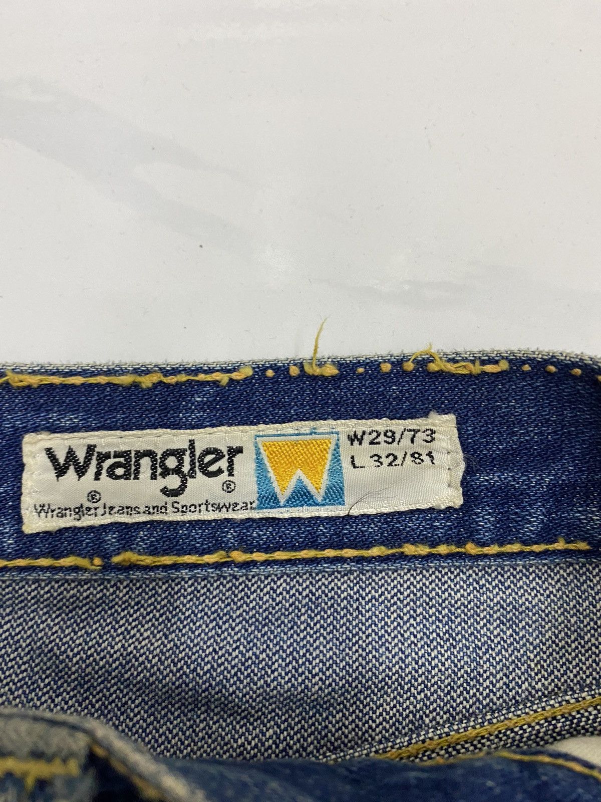 WRANGLER 80s VINTAGE PATCHWORK DOUBLE KNEE DENIM JEANS - 8