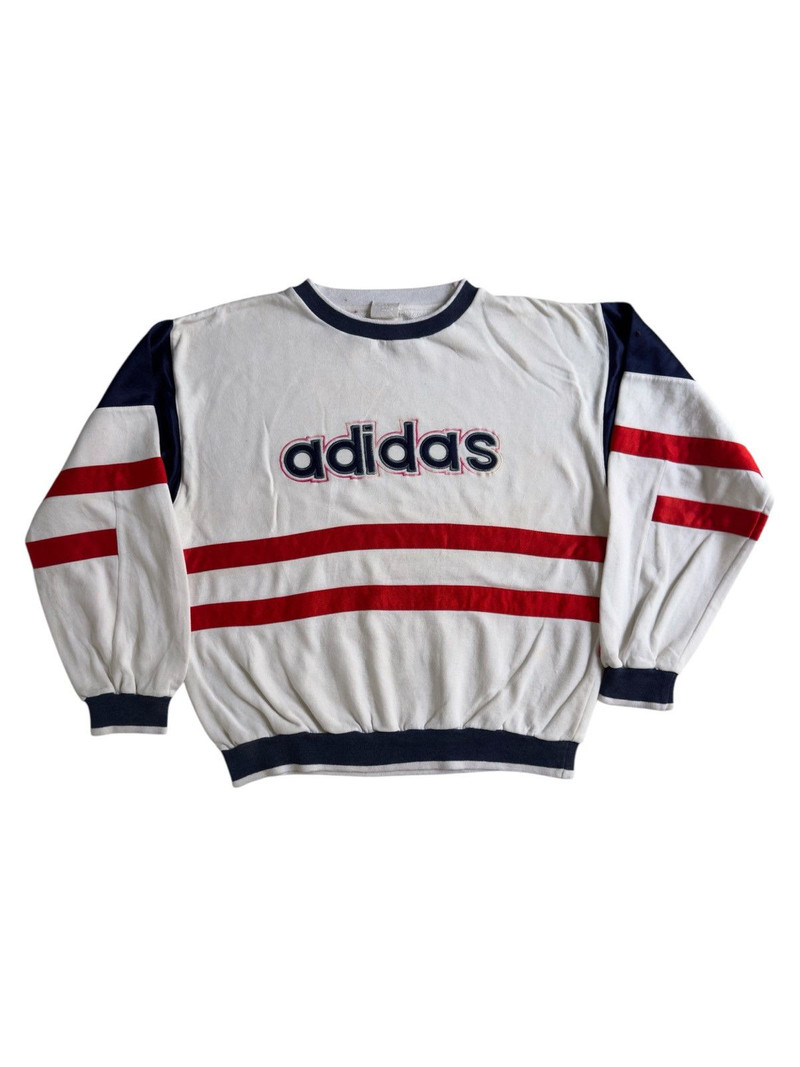 VERY RARE VINTAGE SWEATSHIRTS ADIDAS SPELL OUT BIG LOGO - 1