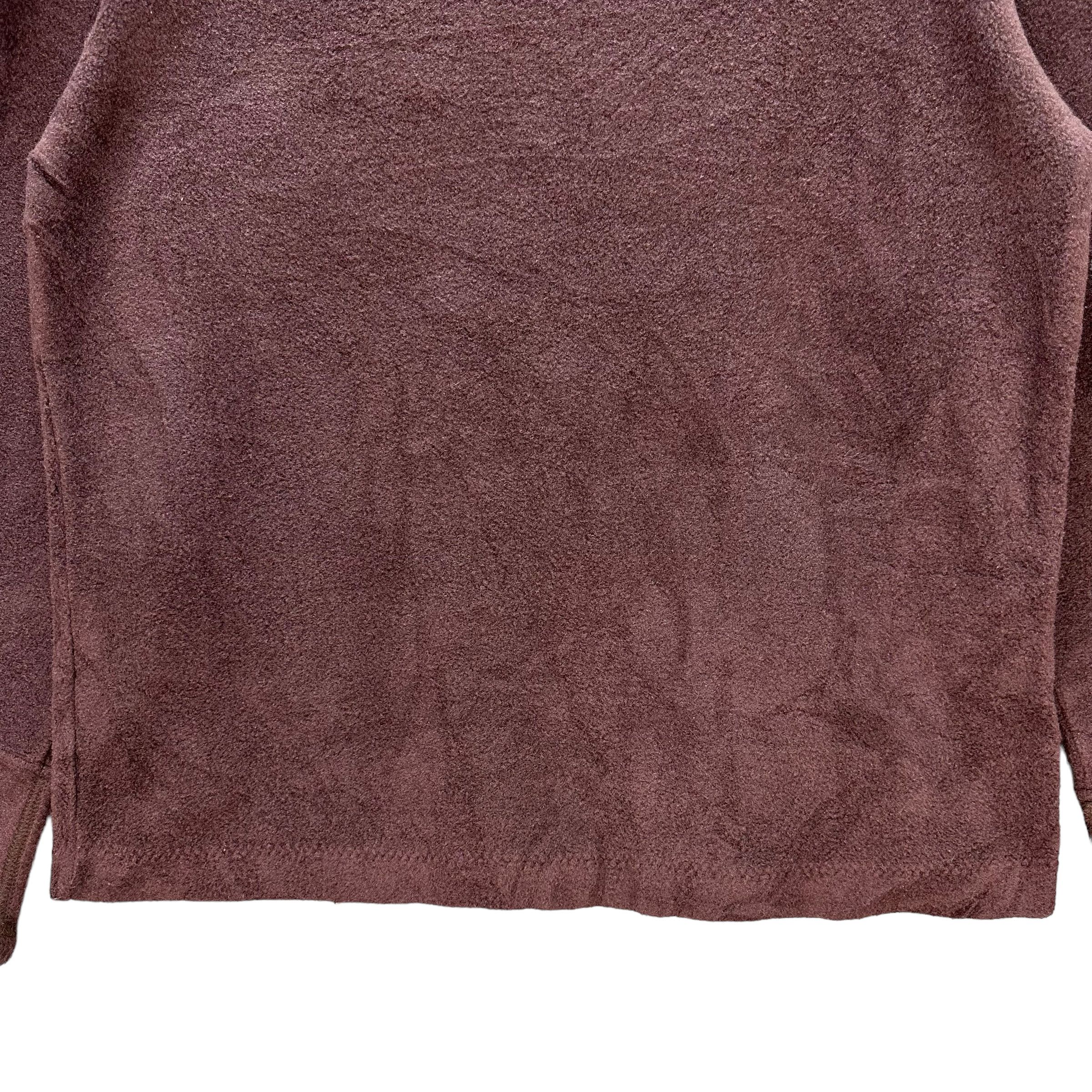 FENDI Embroidery Logo Turtle Neck Fleece Sweater #9162-64 - 3