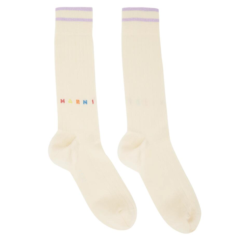 BNWT SS23 MARNI STRIPED SOCKS L - 1