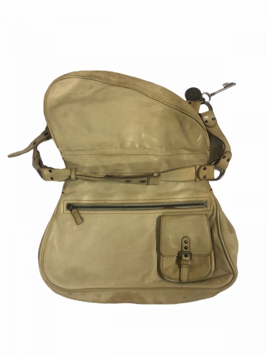 Vintage Collectible Item Gaucho Saddle Bag Beige colour - 5