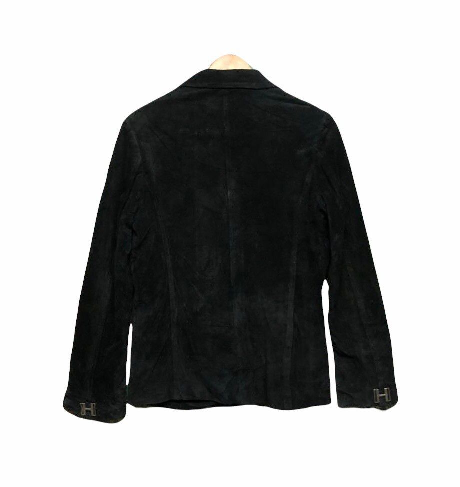 Vtg🔥Hermes Velvet Black Jacket Made In France - 3