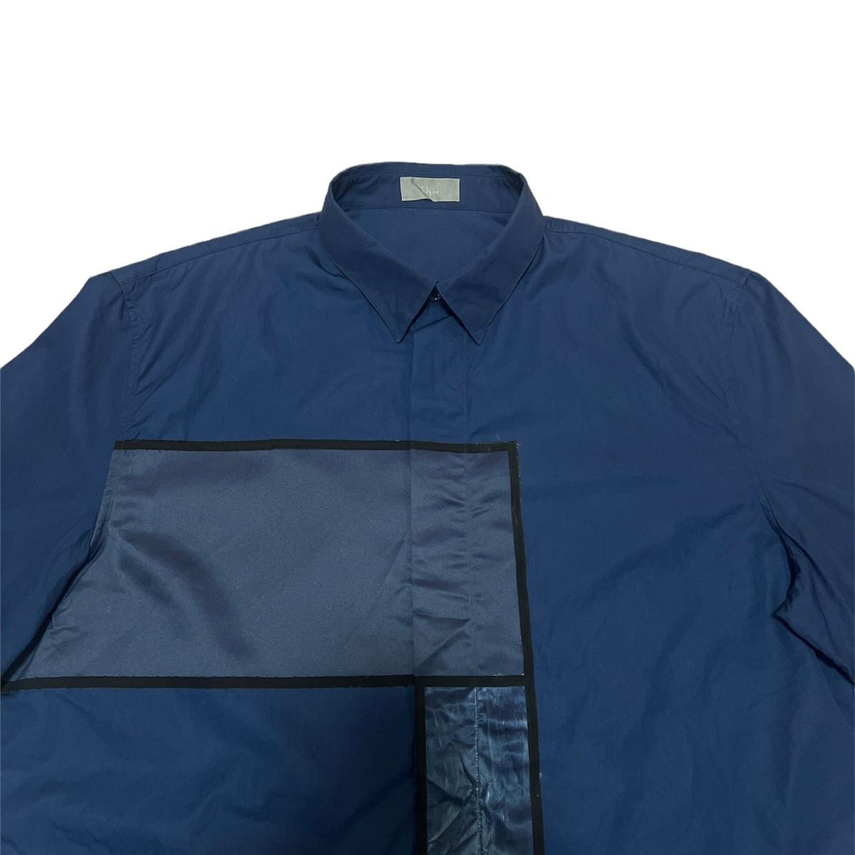 SS14 Dior Homme Kris Van Assche Haute Patchwork Shirt - 6