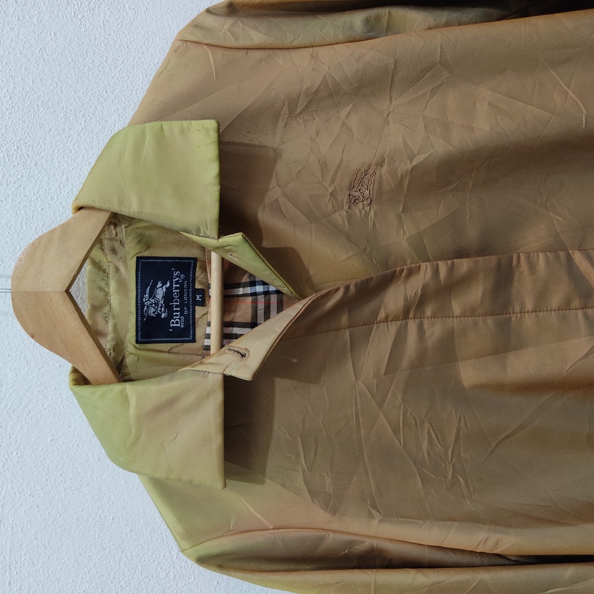 London Nova Check Discolor Faded Raincoat Jacket - 4