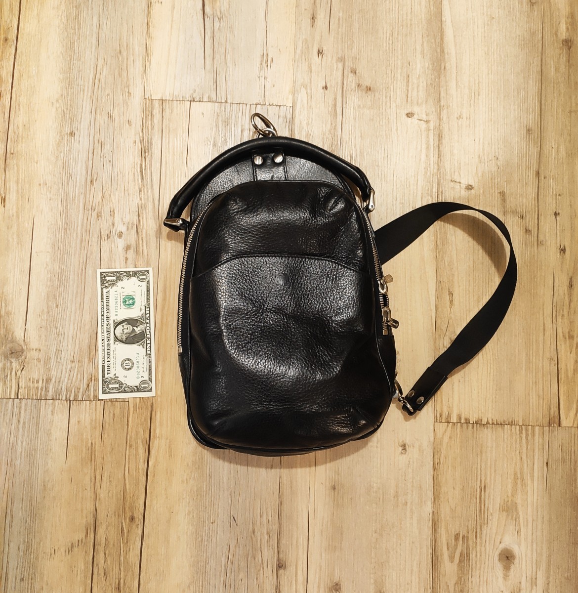 Rocco P. - GRAIL! Single strap leather backpack.Like Prada or Gucci - 6