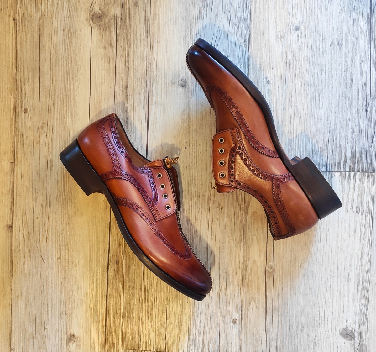 Denis Simachev - NEW! 2007-08 zip brogues.Like Gucci or Dior - 6