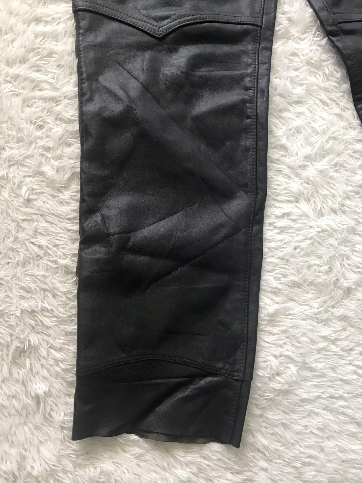 Schott NYC Motorcycle Leather Chaps Pant - 3