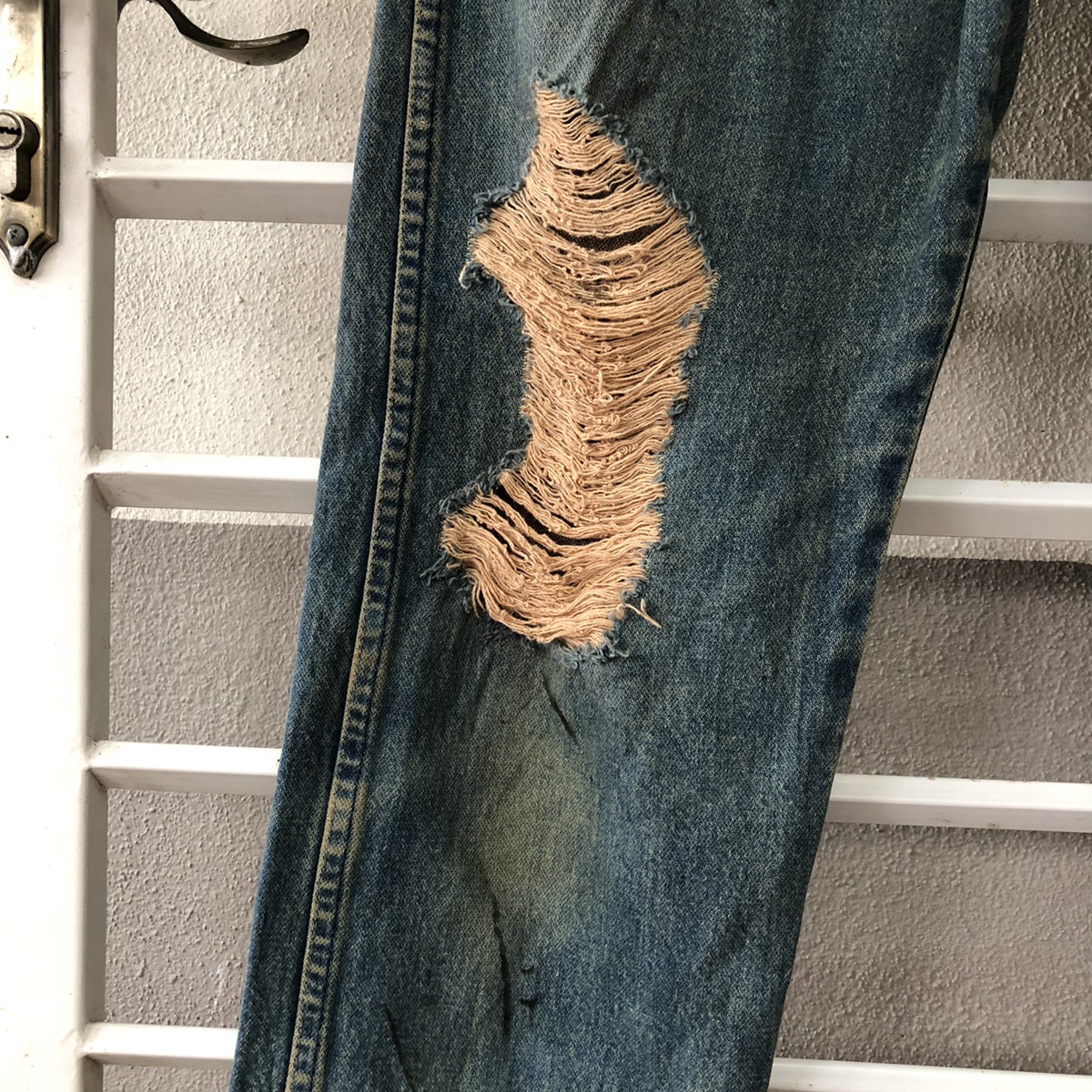 Custom - 🔥Wrangler distressed denim custom military camo label - 5