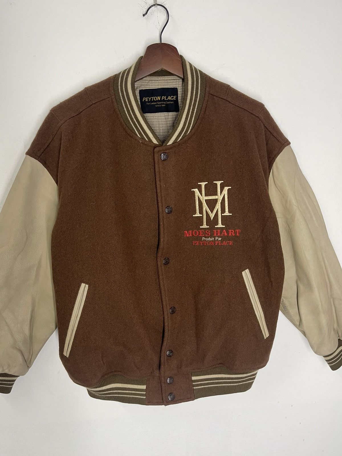 VINTAGE LEATHER VARSITY MOES HART PPFM - 3