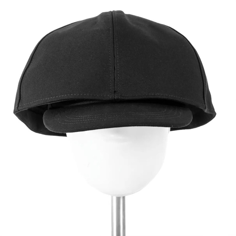 RAF SIMONS 19AW Double-Layer Newsboy Cap Black - 1