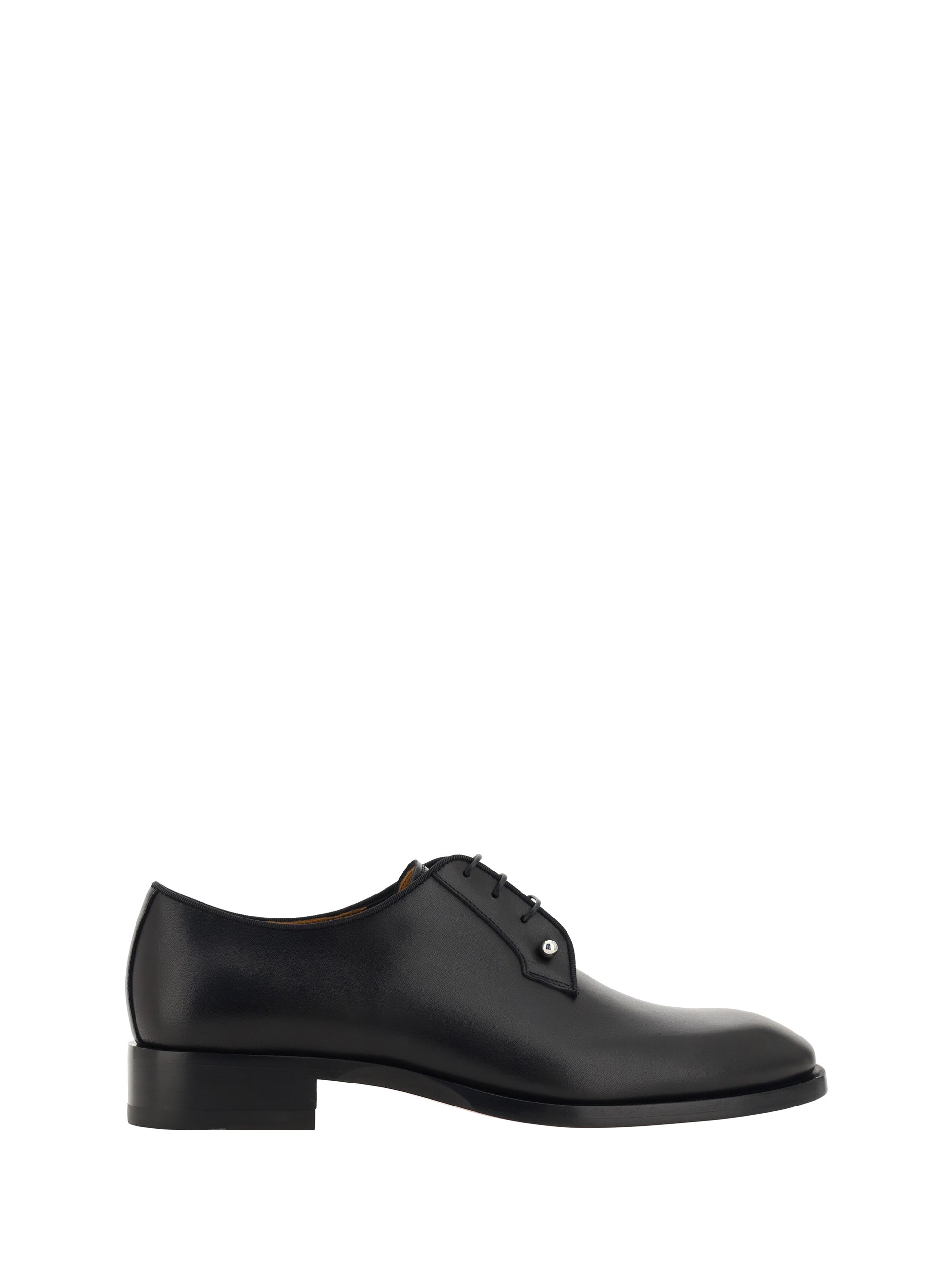 Chambeliss Grosgrain-Trimmed Embellished Leather Derby Shoes - 2